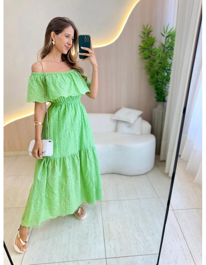 VESTIDO SOFIA VERDE - MOOD STORE