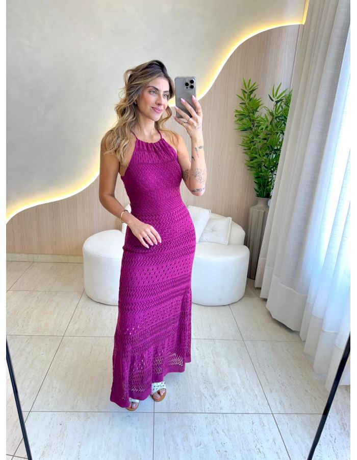 VESTIDO MELISSA FUCSIA - MOOD STORE