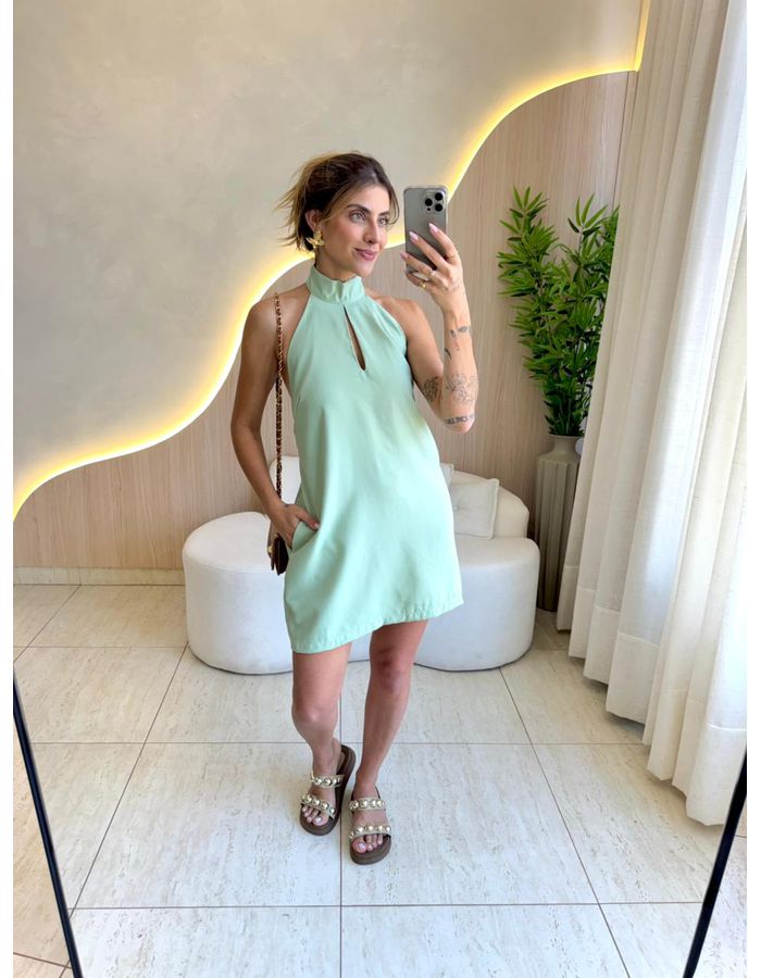 VESTIDO CURTO SUZY VERDE - MOOD STORE