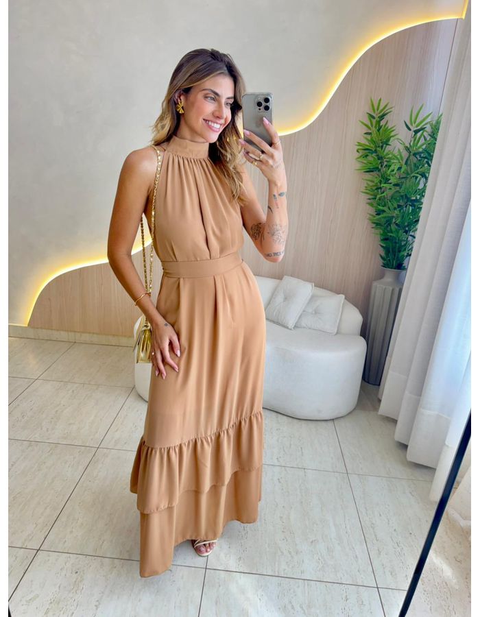 VESTIDO LONGO STEFANIA NU... - MOOD STORE
