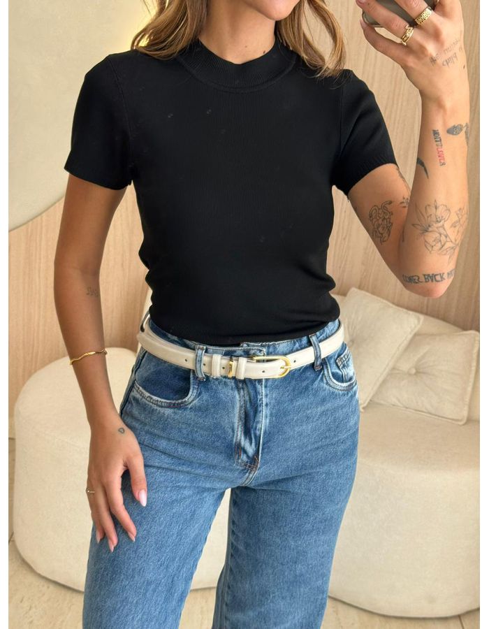 BLUSA MANGA CURTA MARGARI... - MOOD STORE