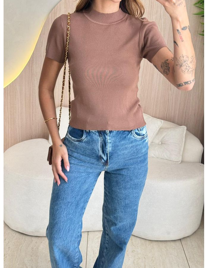 BLUSA MANGA CURTA MARGARI... - MOOD STORE