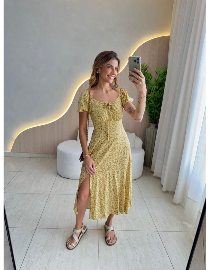 VESTIDO MIDI VIOLETA AMAR... - MOOD STORE