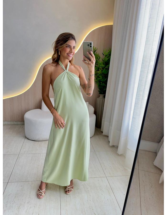 VESTIDO MIDI GISELE VERDE... - MOOD STORE