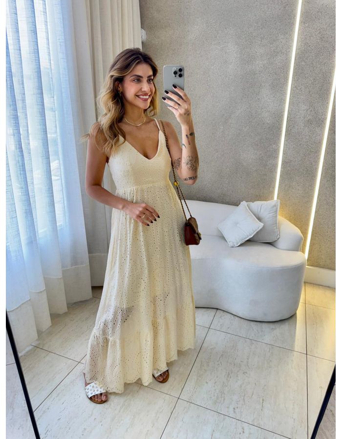 VESTIDO LAISE JADE NUDE - MOOD STORE