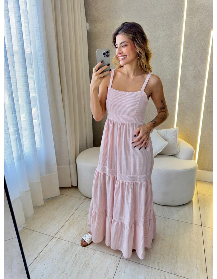 VESTIDO LONGO DANI ROSA - MOOD STORE