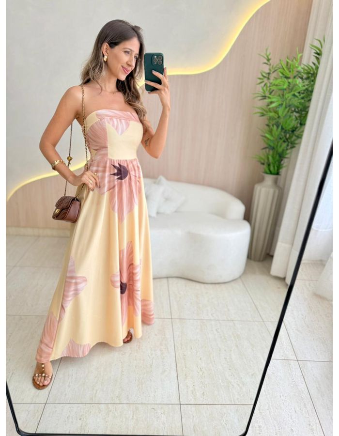 VESTIDO LONGO MAITE AMARE... - MOOD STORE