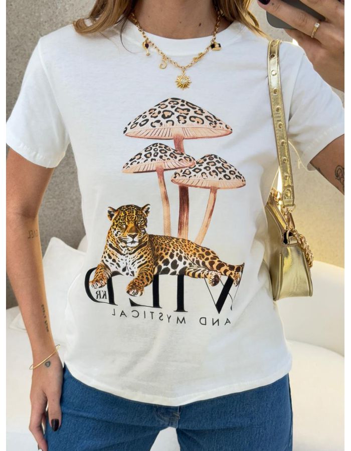 BLUSA T-SHIRT ONÇA OFF - MOOD STORE