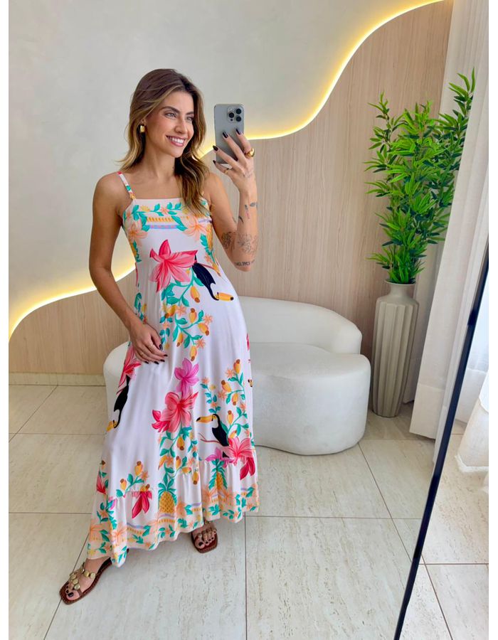 VESTIDO MIDI LAVINIA OFF - MOOD STORE