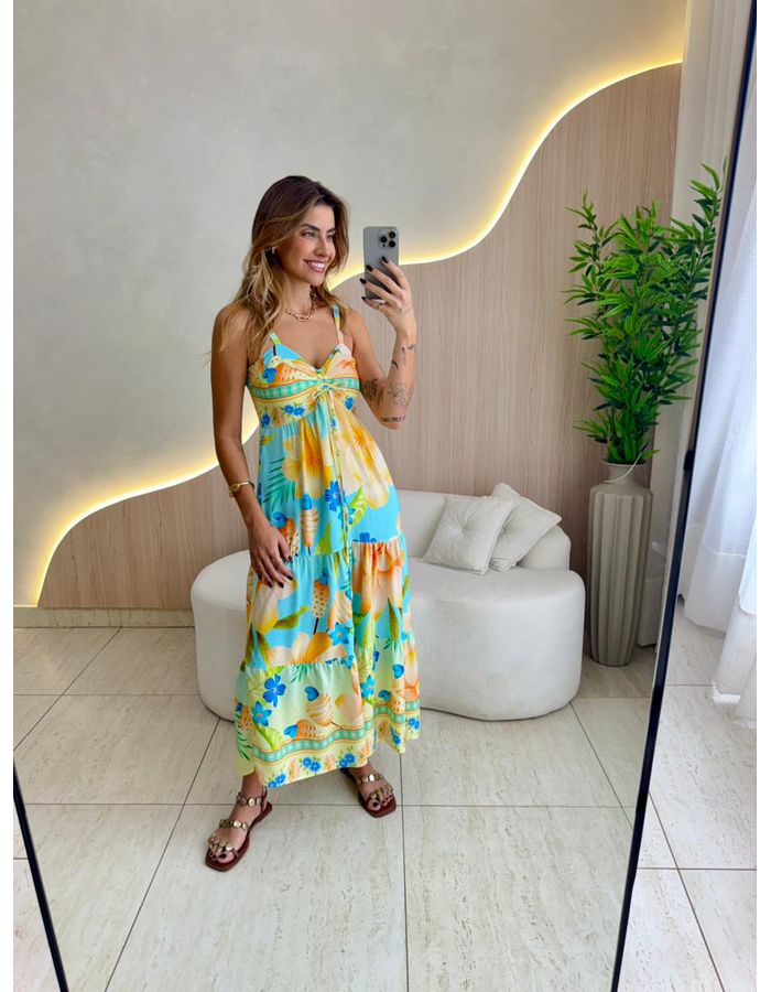 VESTIDO MIDI SABRINA VERD... - MOOD STORE