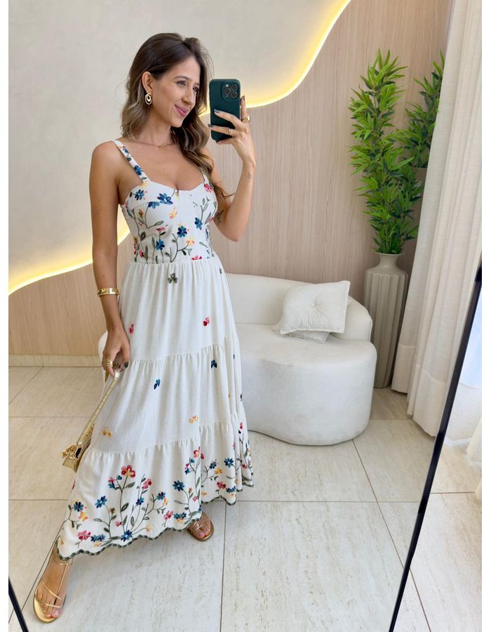 VESTIDO ROSE AZUL/VERMELH - MOOD STORE