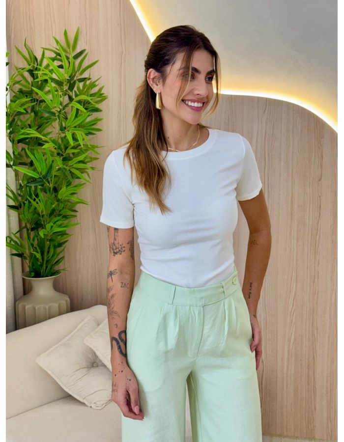 BLUSA CANELADA PIETRA OFF - MOOD STORE