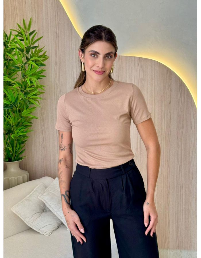 BLUSA CANELADA PIETRA CAP... - MOOD STORE