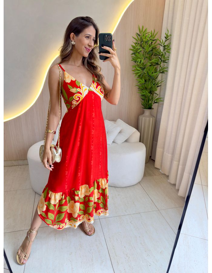 VESTIDO MIDI ANA LAURA VE... - MOOD STORE