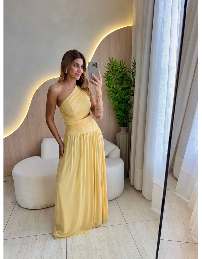 VESTIDO LONGO CLOE AMAREL - MOOD STORE