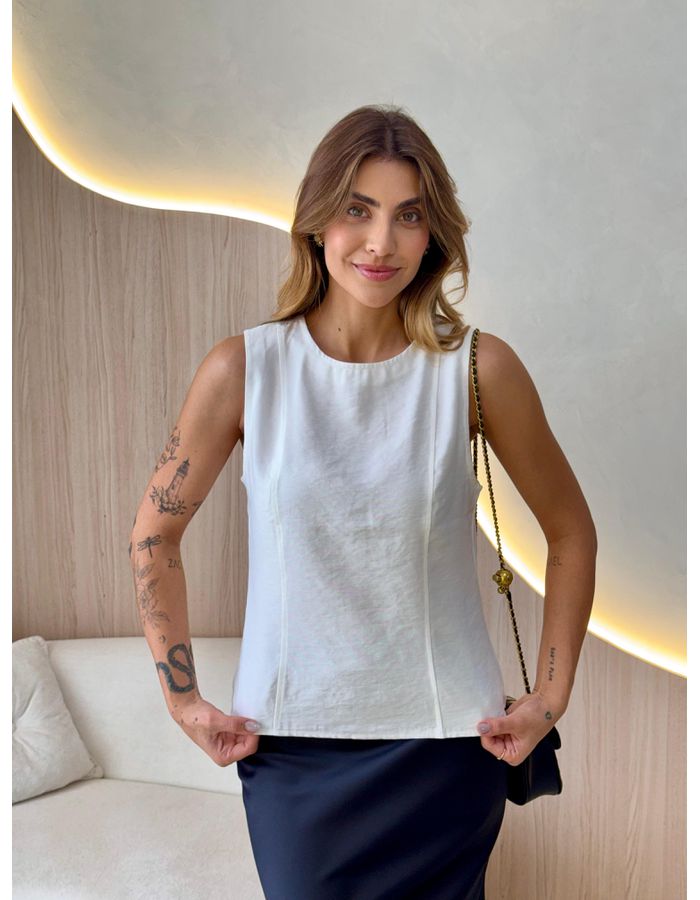 BLUSA MANGA CURTA ANELISE... - MOOD STORE