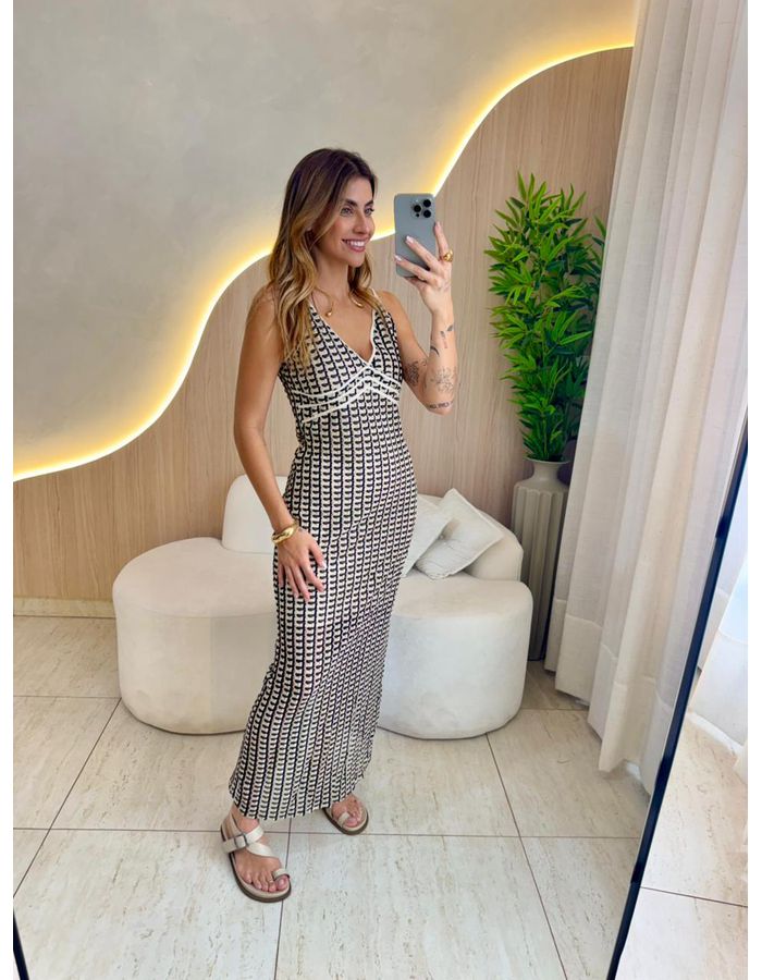 VESTIDO MIDI ESMERALDA PR... - MOOD STORE