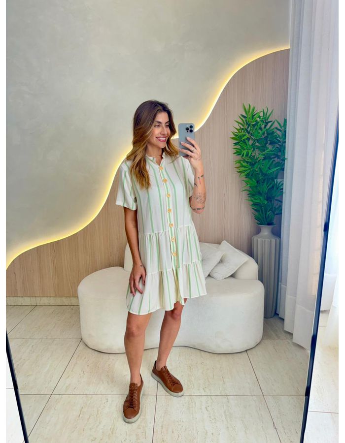VESTIDO CURTO YARA VERDE - MOOD STORE