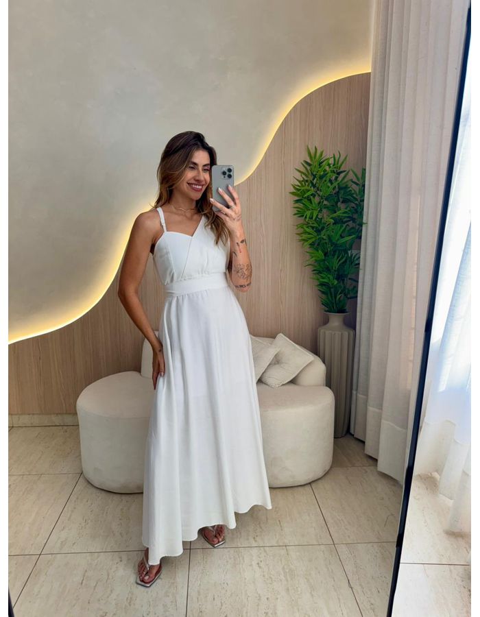 VESTIDO MIDI TALITA BRANC - MOOD STORE