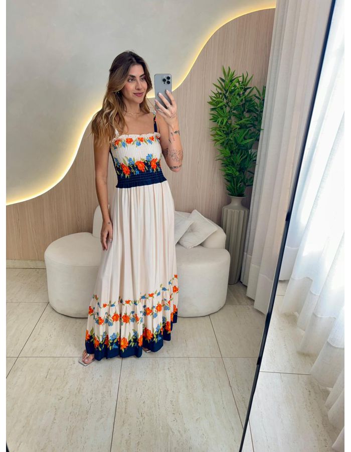 VESTIDO LONGO DAMARIS AZU... - MOOD STORE