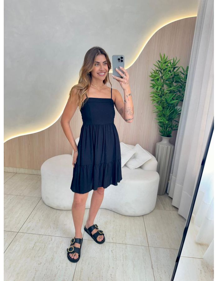VESTIDO CURTO GIANE PRETO - MOOD STORE