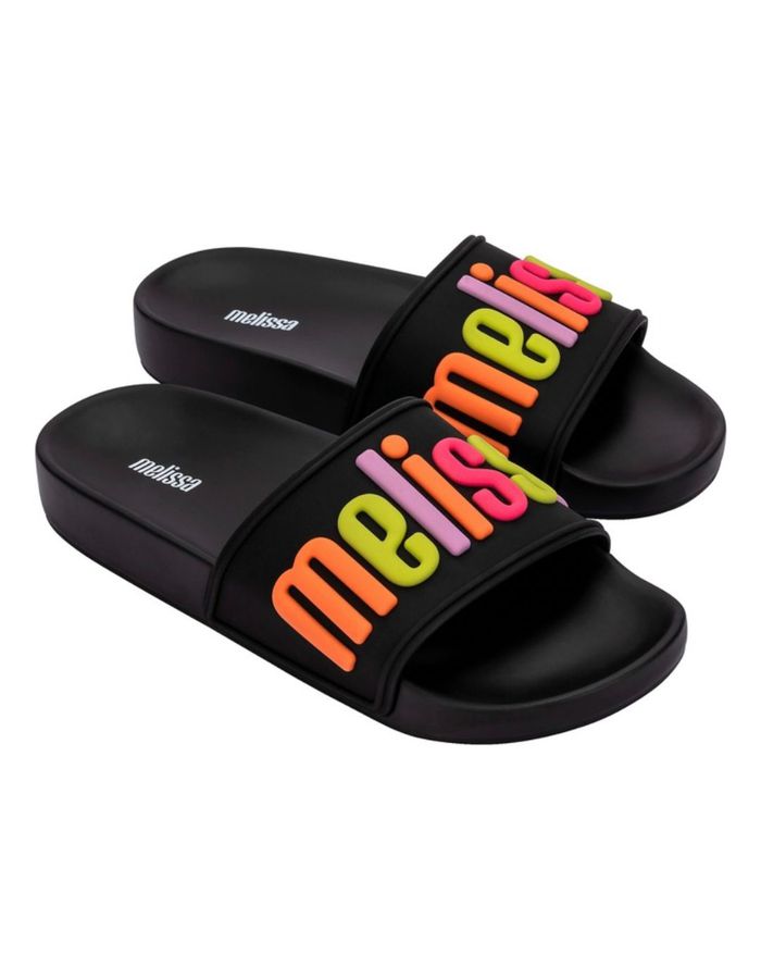 Melissa Chill Slide Preto/Lara... - Stefânia Dinardi Store