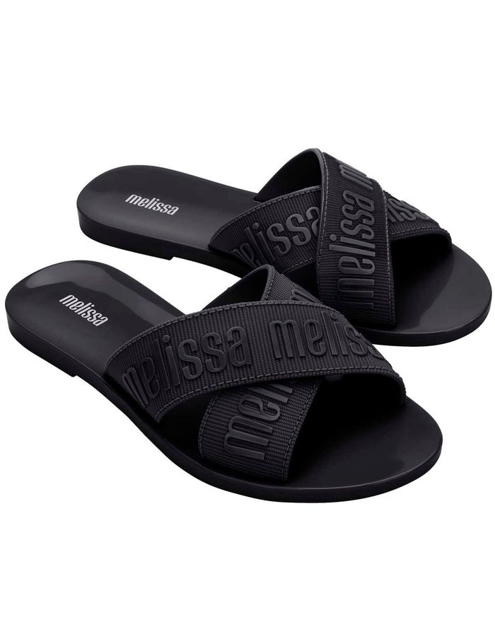 Melissa M Lover Slide Preto - Stefânia Dinardi Store