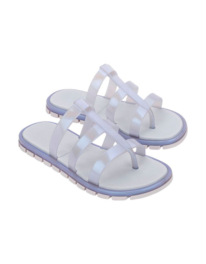 Melissa Path Slide Azul Perola... - Stefânia Dinardi Store