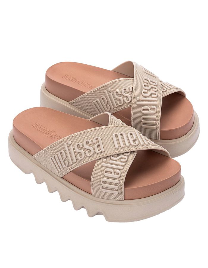 Melissa Cozy M Lover Platform Rosa/Bege | Stefânia Dinardi Store