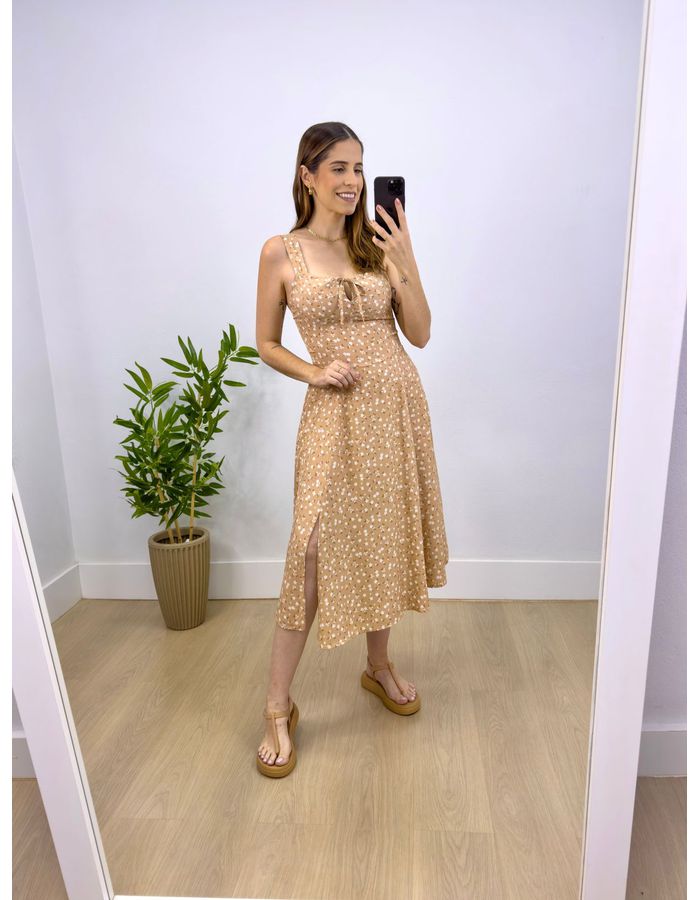 Vestido Catarina Nude - Stefânia Dinardi Store