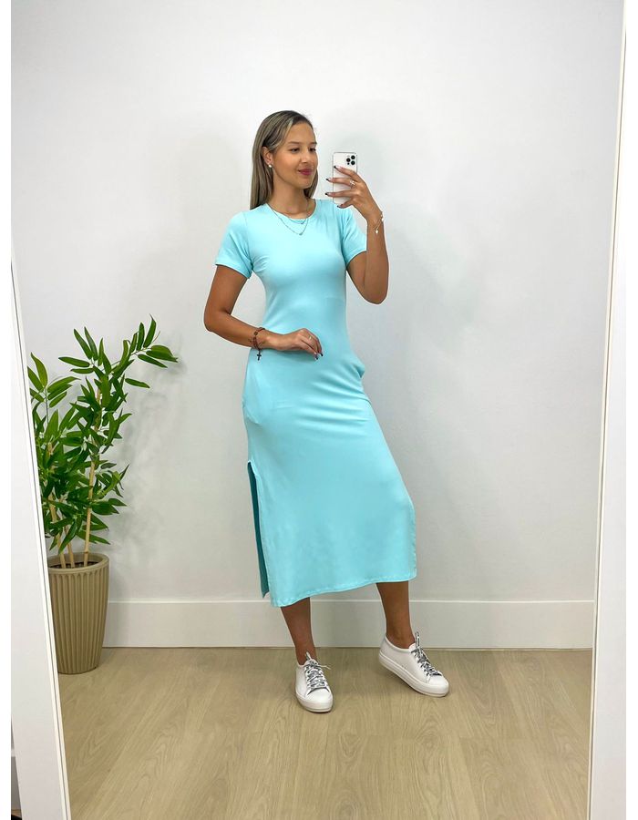 Vestido Nanda Azul - Stefânia Dinardi Store