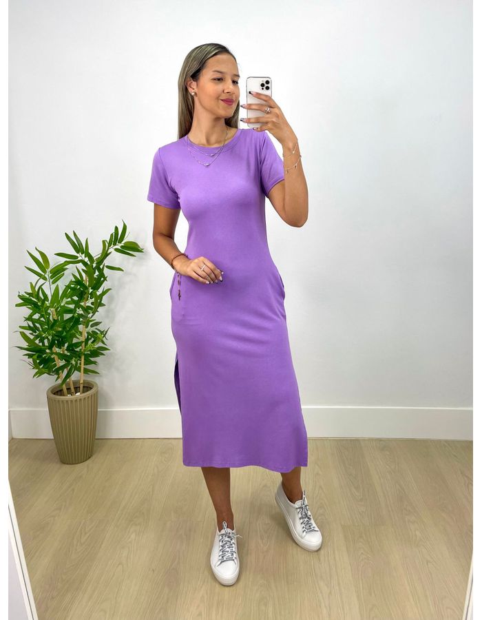 Vestido Nanda Lilás - Stefânia Dinardi Store