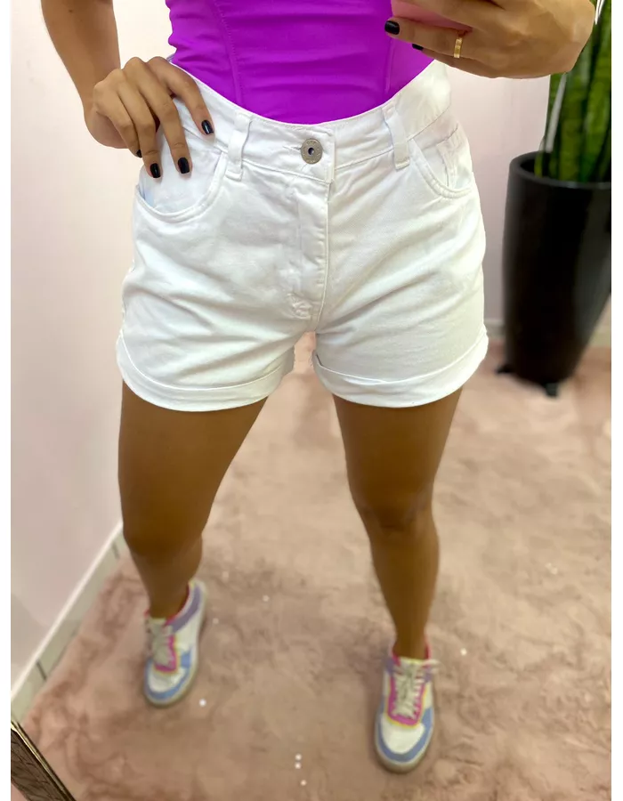 SHORT BÁSICO BRANCO BRANC... - MOOD STORE
