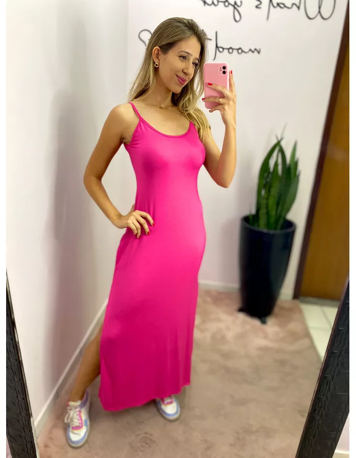 VESTIDO MALHA JOANA PINK - MOOD STORE