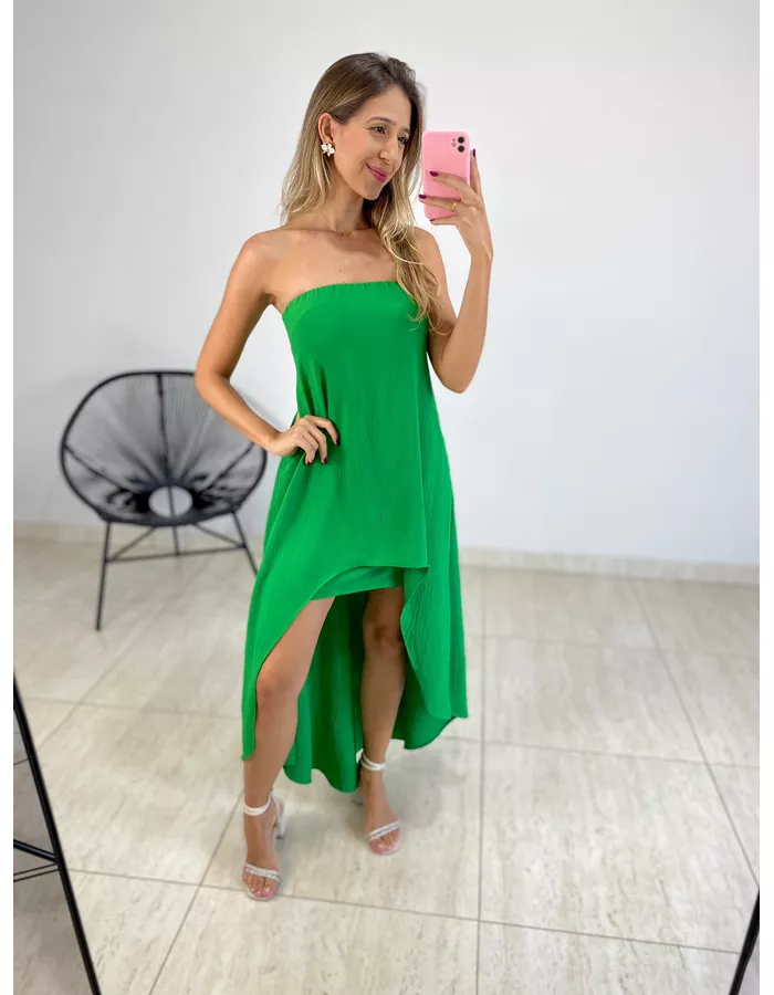 VESTIDO MULLET VERDE - MOOD STORE