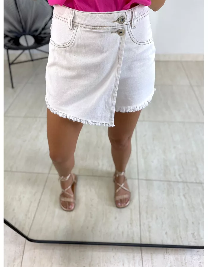 SHORT SAIA JEANS OFF OFF - MOOD STORE