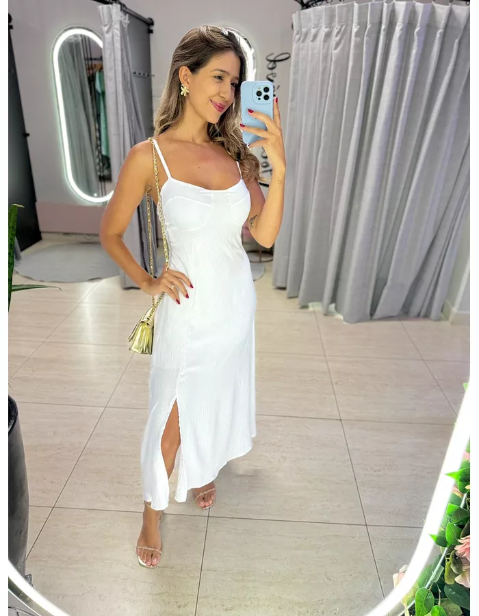VESTIDO ZOE BRANCO - MOOD STORE