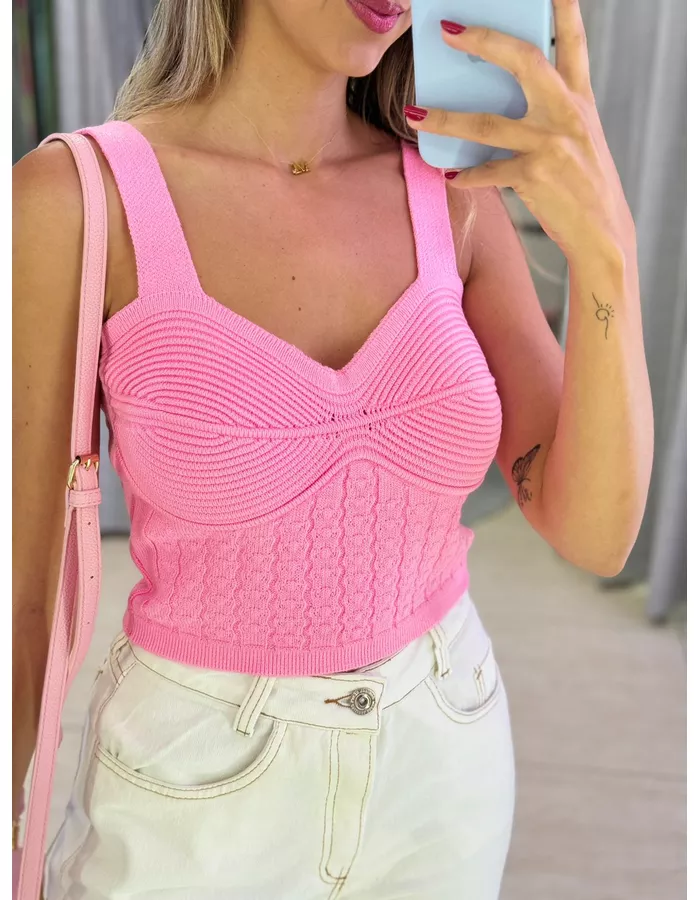 CROPPED DETALHES BUSTO RO... - MOOD STORE