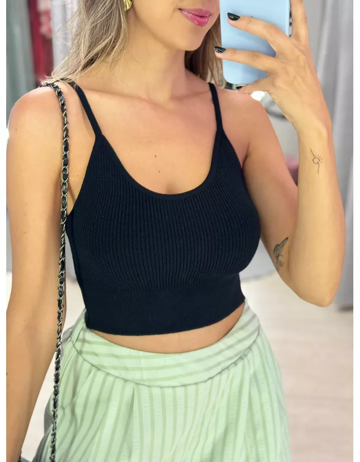 CROPPED TAIS PRETO - MOOD STORE