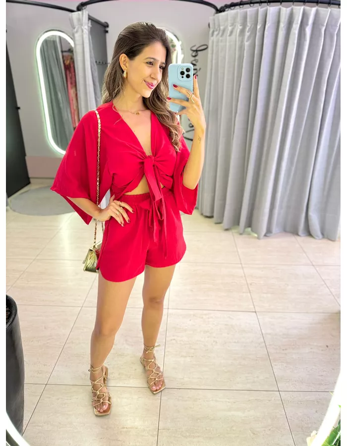 CONJUNTO FER VERMELHO - MOOD STORE