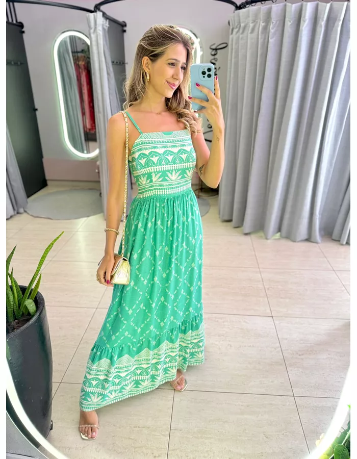 VESTIDO LAIS LONGUETE VER... - MOOD STORE