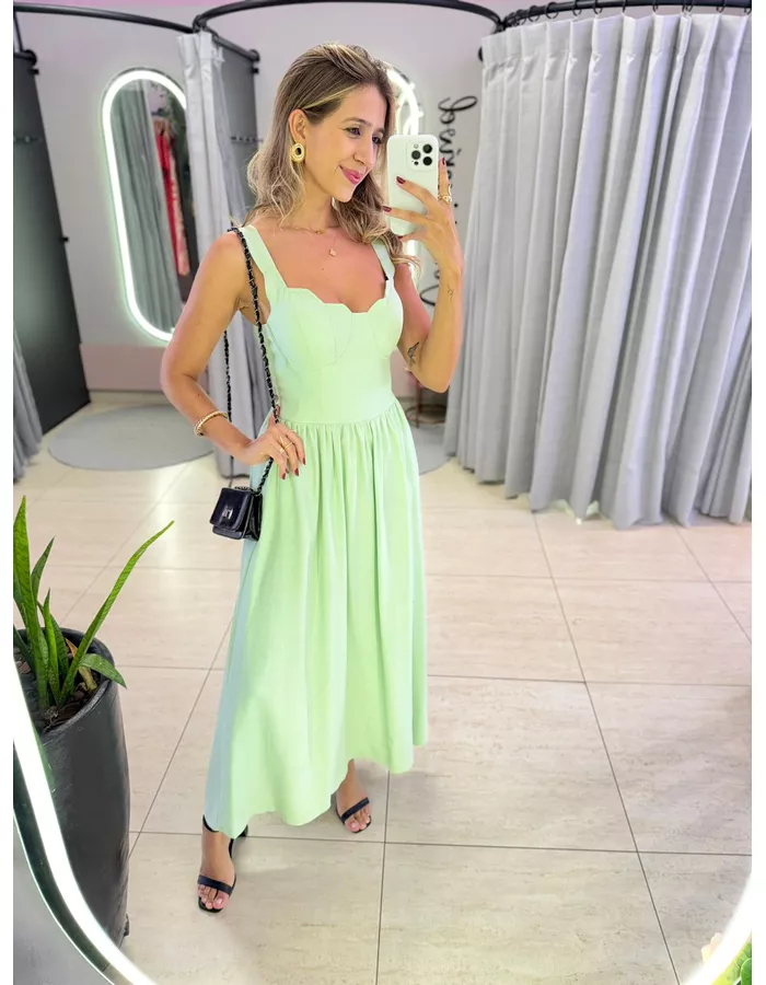 VESTIDO CAMILA VERDE - MOOD STORE