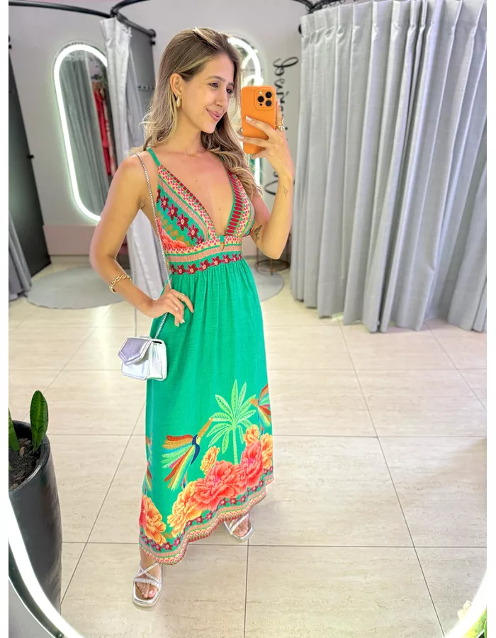 VESTIDO ANDRESSA VERDE - MOOD STORE