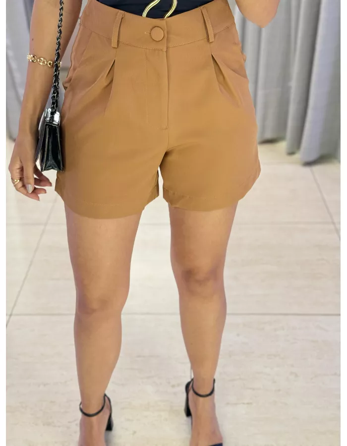 SHORT SOFIH MARROM - MOOD STORE