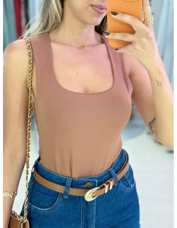 BODY CAVADO MARROM - MOOD STORE