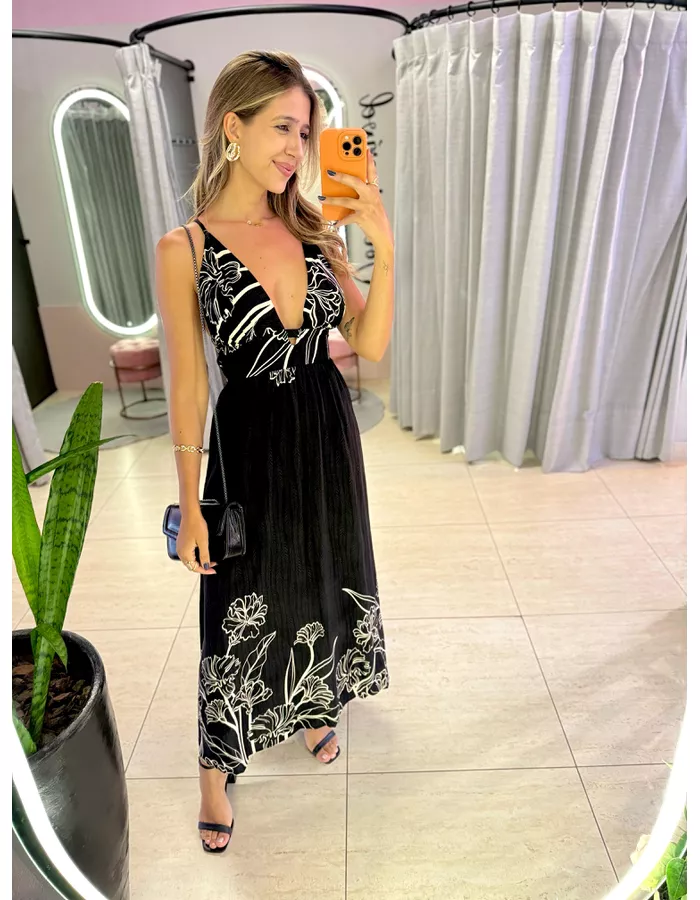 VESTIDO ANDRESSA PRETO - MOOD STORE