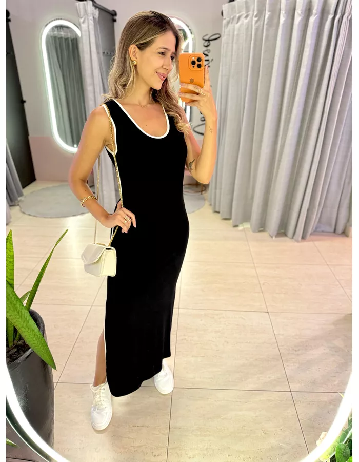 VESTIDO MARA MOLETINHO PR... - MOOD STORE