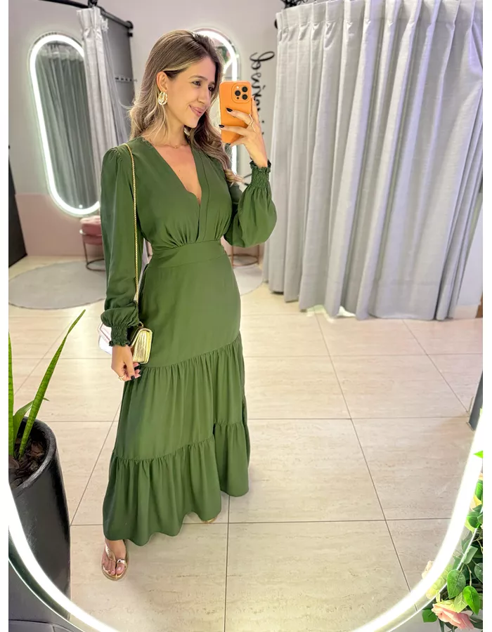VESTIDO MANGA LONGA VALEN... - MOOD STORE