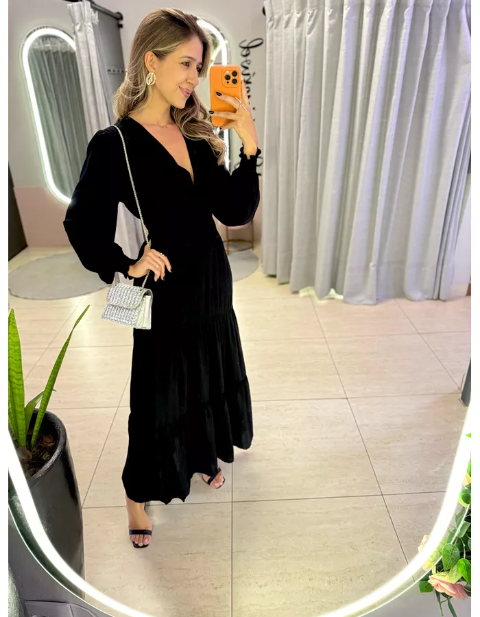 VESTIDO MANGA LONGA VALEN... - MOOD STORE