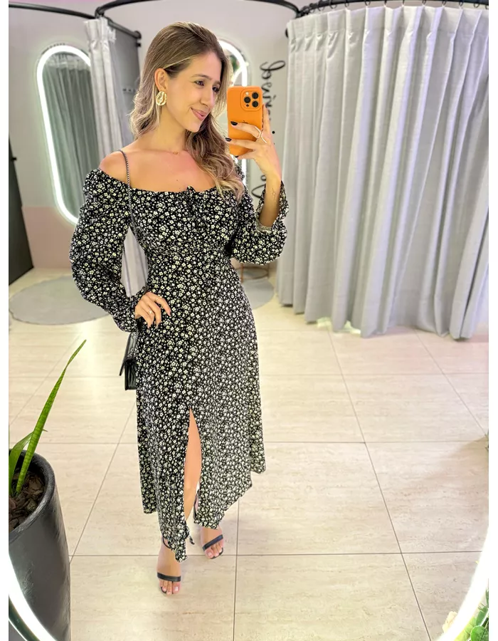 VESTIDO VIOLETA MANGA LON... - MOOD STORE